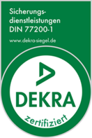 DEKRA-Zertifizierung: Qualitätsmanagementsystem Sicherungsdienstleistungen